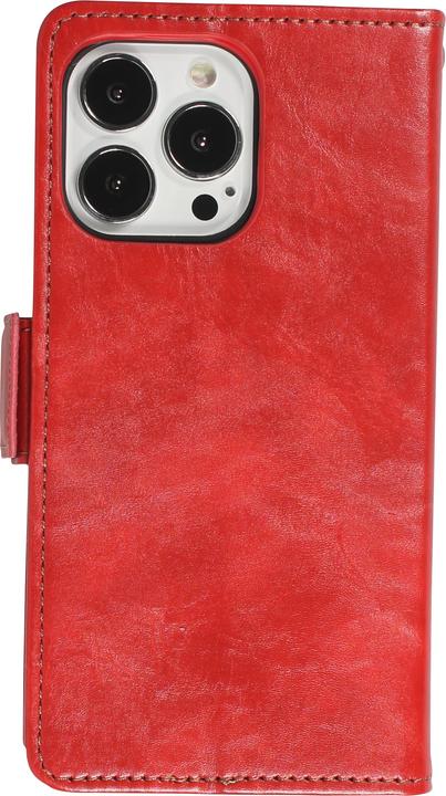 Produktbild PhoneLook Leder Tasche Flip Wallet mit Akzentstreifen & Kartenhalter (Apple iPhone 13 Pro)