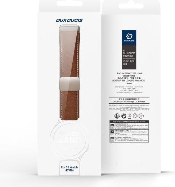 Actual product image Dux Ducis YA bracelet (47 mm, Genuine leather)