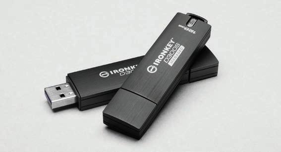 Actual product image Kingston IronKey D300 128 GB Encrypted U (128 GB, USB-A, USB 3.1)
