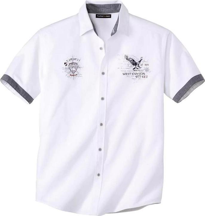 Produktbild Atlas For Men Weisses Hemd West Canyon (3XL)