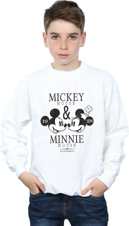 Actual product image Disney Boys Mickey And Minnie Mouse Mousecrush Mondays Sweatshirt (116)