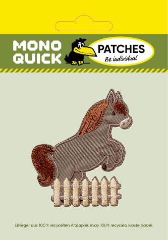 Image du produit Mono Quick Pferd grau mit Zaun (1 x)