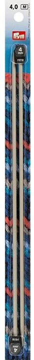 Prym Stricknadeln 4.00 mm, Alu, 2 Stück, Grau