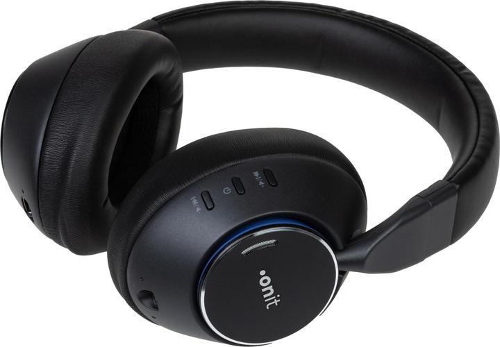 Image du produit Onit Écouteurs sans fil supra-auriculaires Premium Noir (ANC, 25 h, Sans fil)