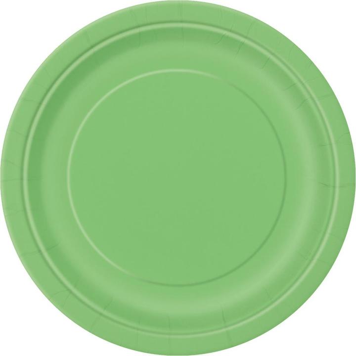 Produktbild Unique Grüne Pappteller 22cm (8Stk) (8 x)