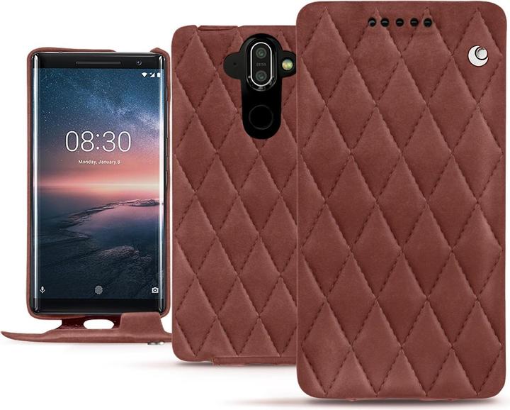 Actual product image Noreve Leather cover vertical (Nokia 8 Sirocco)