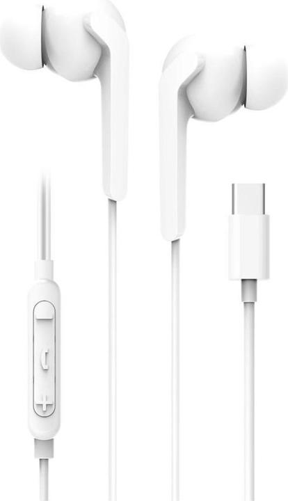BlueStar Wired headphones Blue Star BLUE STAR wire earphones Type C (DAC) with microphone M15C 1,2 m white (Kabelgebunden)