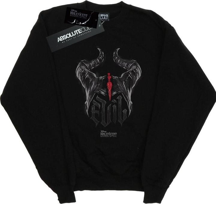 Actual product image Disney Girls Maleficent Mistress Of Evil Evil Horns Sweatshirt (152, 158)