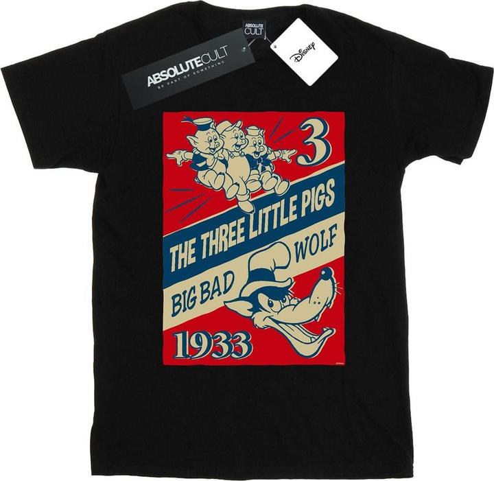 Produktbild Disney Three Little Pigs And The Big Bad Wolf TShirt (3XL)