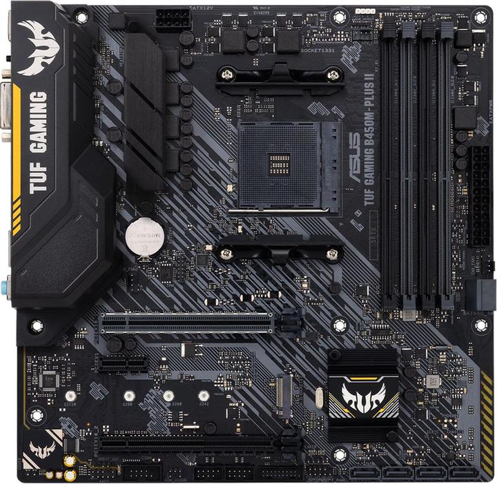 Produktbild ASUS TUF B450M-Plus II Gaming (AM4, AMD B450, mATX)