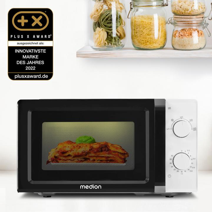 Actual product image Medion MD 11475 Microwave black 20l (EU plug, 20 l)