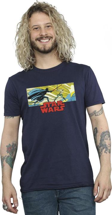 Produktbild Star Wars Comic Strip Luke And Vader TShirt (4XL)