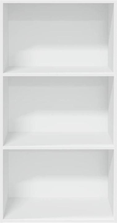 Produktbild VidaXL Bücherregal Regal Standregal Büroregal Aktenregal Aufbewahrungsregal Weiss (60 x 30 x 114 cm)