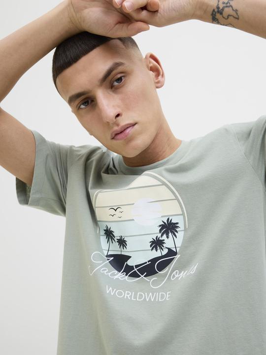 Actual product image Jack & Jones Gedruckt Rundhalsausschnitt T-shirt T-shirt (XL)