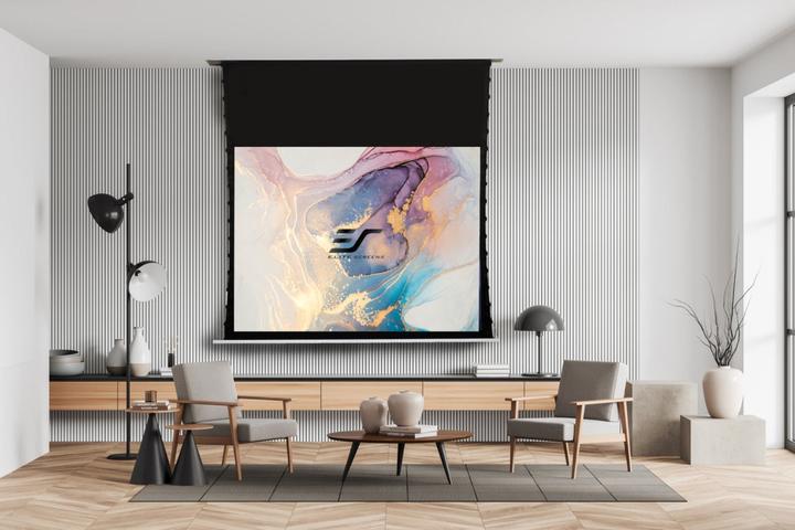Produktbild Elite Screens EVANESCE TAB TENSION - DECKENEINBAU MOTORLEINWAND / (Vorlauf 50cm) 84 "/ für: norm (84", 16:9)