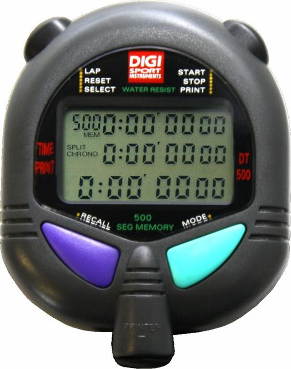 Produktbild Digi Sport DIGI PC-110/111 Stoppuhr, Grau, 7,1 cm, 500 Speicherplätze, 6 cm