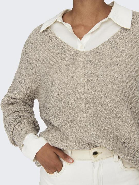 Actual product image JdY V-neck knit sweater (L)