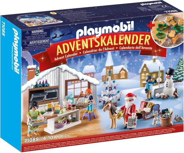 Produktbild Playmobil Adventskalender Weihnachtsbacken