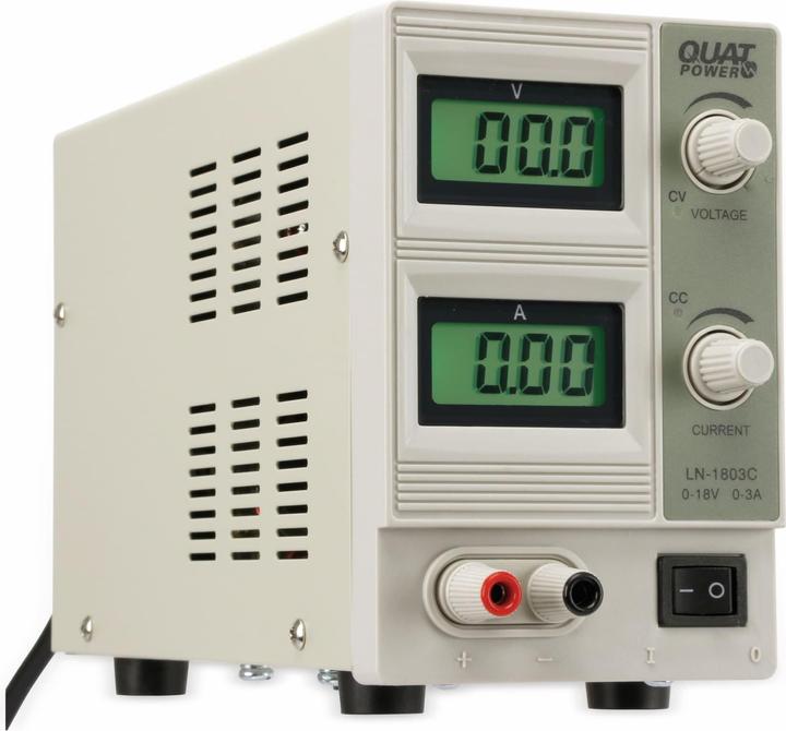 Produktbild QuatPower Netzgerät LN-1803C 0...18V-, 0...3A, LCD
