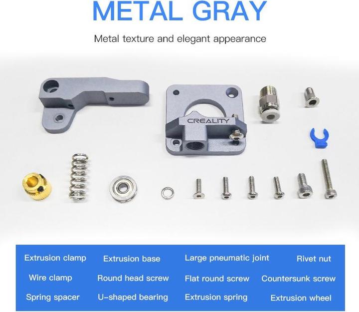 Actual product image Creality Aluminium Extruder Upgrade Kit (Upgrade Bundle)
