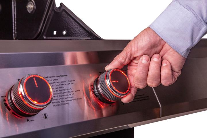 Produktbild Grillfürst G310E 3-Brenner Gasgrill mit Hochtemperaturbrenner und Edelstahl Rosten (10.50 kW)