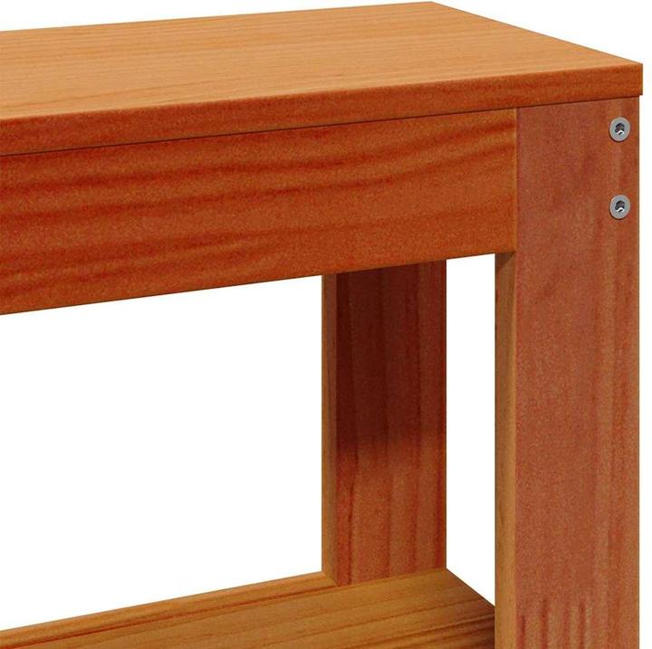 Image du produit VidaXL Lit en bois massif Lit en bois Lit palette avec tête de lit 180x200cm pin (180 x 200 cm)