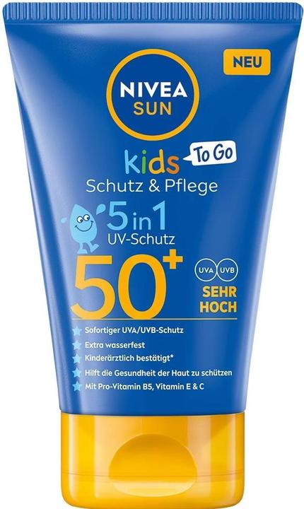 Produktbild NIVEA Kids To Go Schutz & Pflege (Sonnenlotion, SPF 50+, 50 ml)