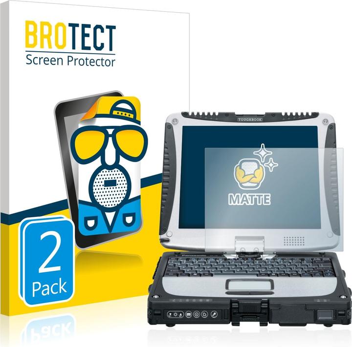 Image du produit BROTECT Film de protection antireflet Protection d'écran mat (2 pièce(s), Toughbook CF-19)