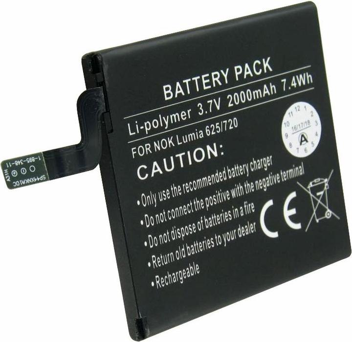 Image du produit Nokia Batterie Lumia 625, Lumia 720, BP-4GWA