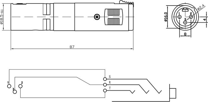 Image du produit Bemero Adaptateur jack XLR BA1104 (Adaptateur jack)