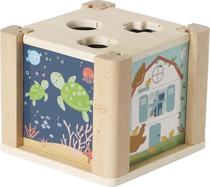Image du produit Vertbaudet Cube d'activités pour bébés Bois FSC