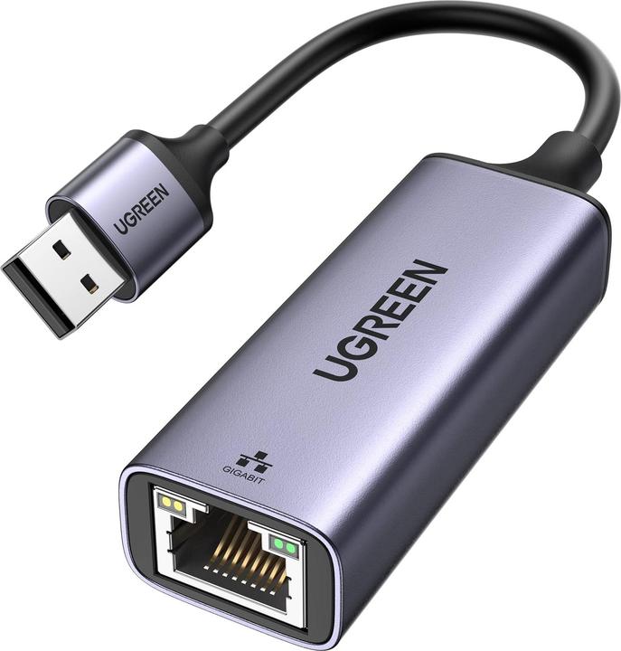 Produktbild Ugreen Ethernet Adapter (USB, RJ45 Gigabit Ethernet (1x))
