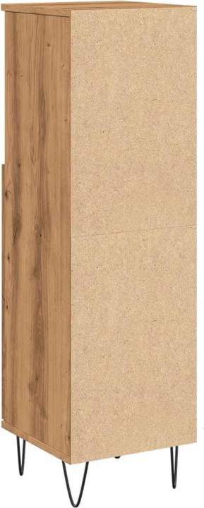 Produktbild VidaXL Badschrank Midischrank Badezimmerschrank Badmöbel Schrank Artisan-Eiche (30 x 30 x 100 cm)