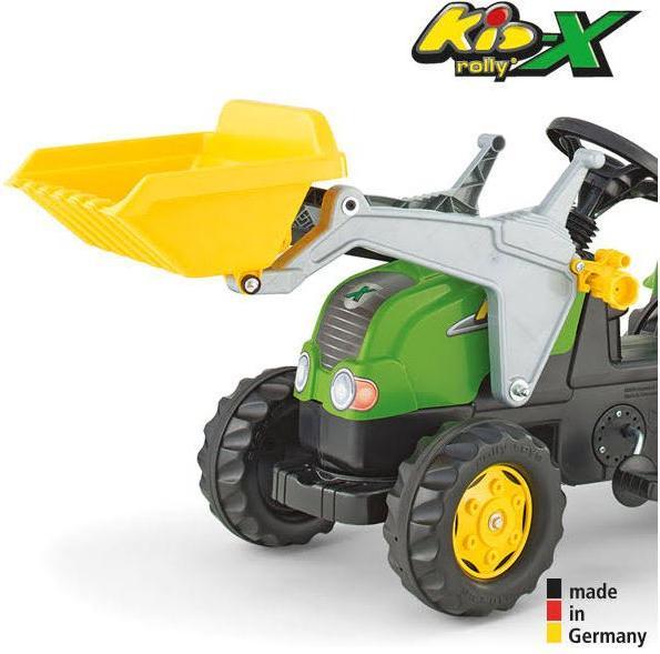 Actual product image Rolly Toys rollyKid-X tractor with loader and trailer