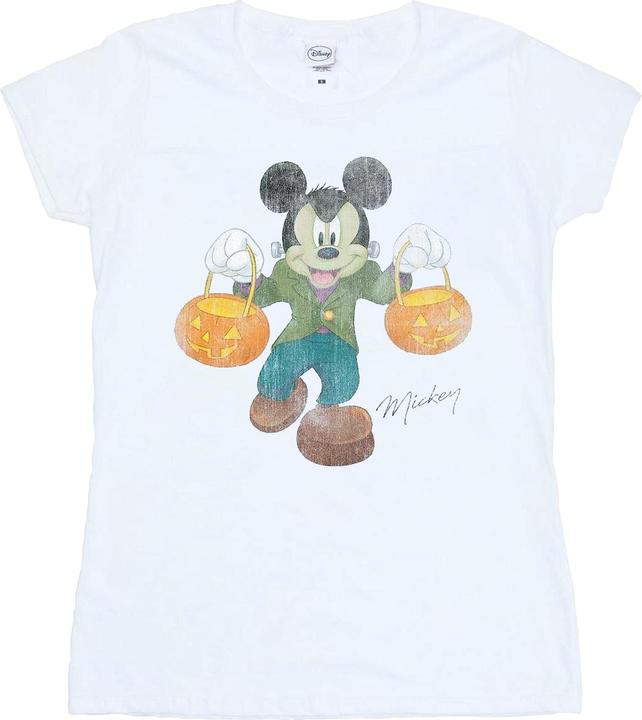 Actual product image Disney Womens/Ladies Frankenstein Mickey Mouse Cotton T-Shirt (XL)