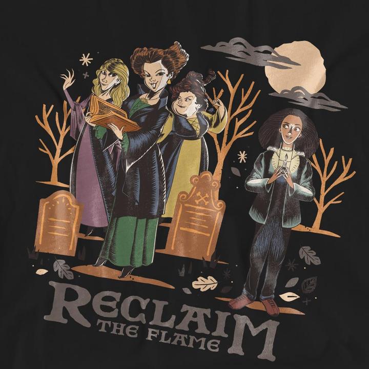 Actual product image Universal Textiles Unisex Adult Reclaim The Flame Sanderson Sisters T-Shirt (XL)