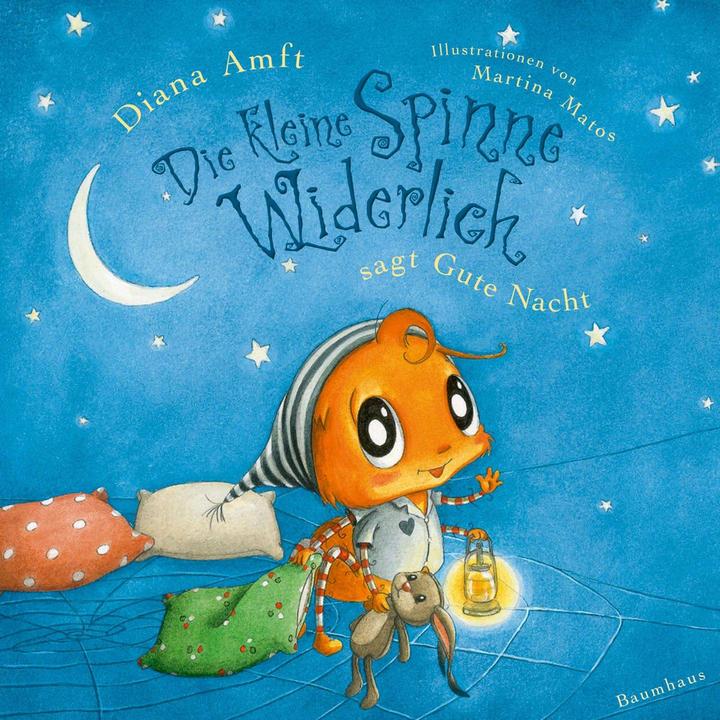 Actual product image Die kleine Spinne Widerlich sagt Gute Nacht (Pappbilderbuch) (German, Diana Amft, 2019)
