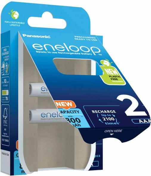 Produktbild Panasonic Eneloop (2 Stk., AAA, 800 mAh)