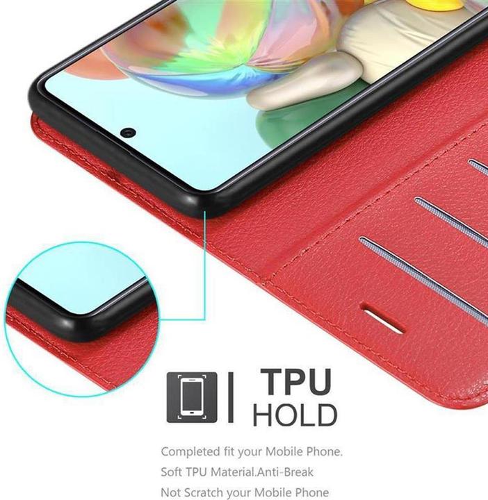 Actual product image Cadorabo Book with stand function cover (Samsung Galaxy A71 5G)