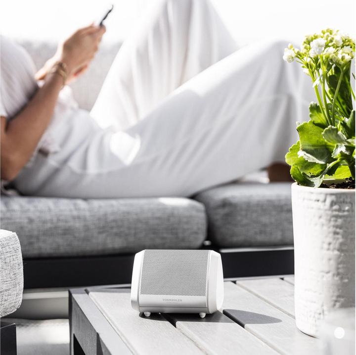 Image du produit Vonmählen Enceinte Bluetooth Air Beats Mini Blanc (13 h, Fonctionnement sur batterie)