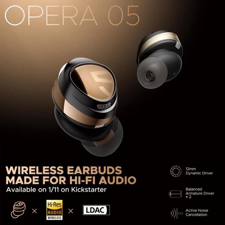 Actual product image Soundpeats Opera05 (ANC, 9 h, Wireless)