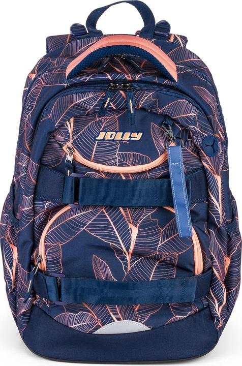 Produktbild Jolly Schulrucksack Next Gen Kunstfaser blau/rosa (28 l)
