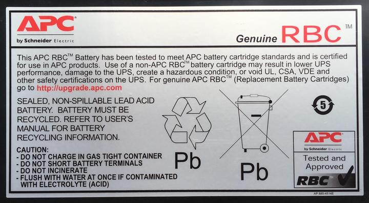Productafbeelding APC Reservebatterij nr. 2