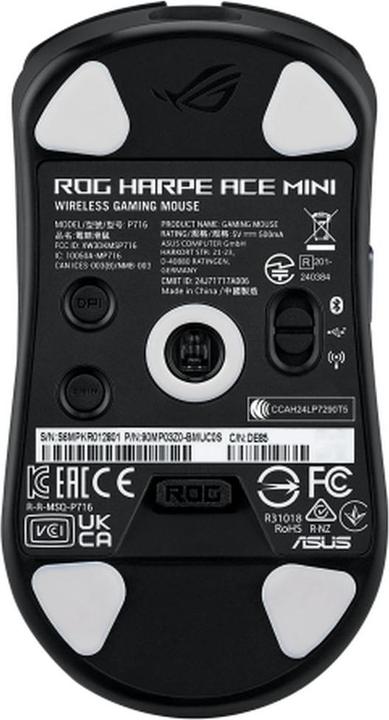 Actual product image ASUS ROG Harpe Ace Mini (Wireless, Cable)