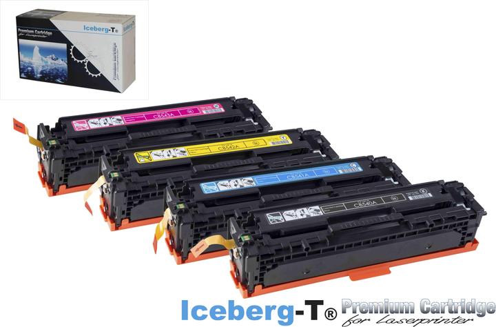 Produktbild Iceberg-T Toner SET CB540A Set mit allen vier Farben (M, BK, C, Y)