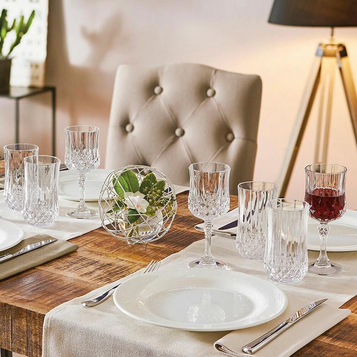 Productafbeelding CreaTable Longchamp Eclat (25 cl, 6 Bril, Rode wijnglazen)