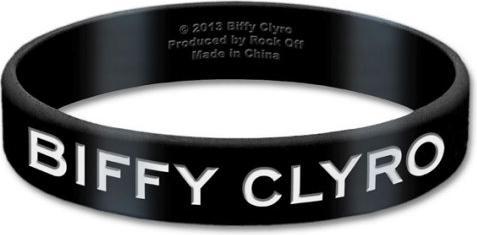 Image du produit Biffy Clyro Bracelet en silicone avec logo (Matériau 100% synthétique)