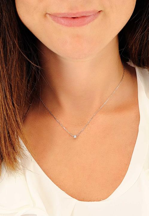 Image du produit Muau Pendentif sertissage (Or blanc, Or jaune, Or rose ou argent)