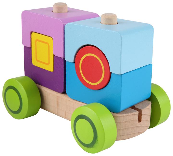 Actual product image Hape Fantasy building blocks railway 17pcs.