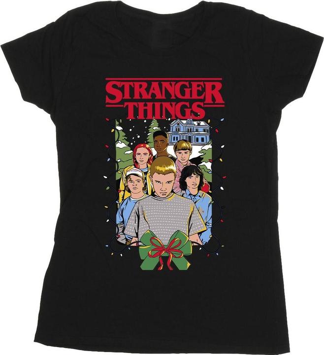 Produktbild Netflix Stranger Things Christmas Poster TShirt (XL)